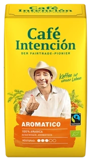 CAFÉ INTENCIÓN Aromatico Fairtrade & bio - 500g - mletá,  CZ-BIO-001
