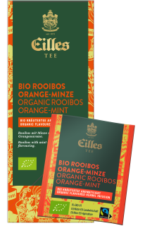 EILLES TEE BIO & FAIRTRADE - rooibos čaj - pomeranč a máta,  CZ-BIO-001